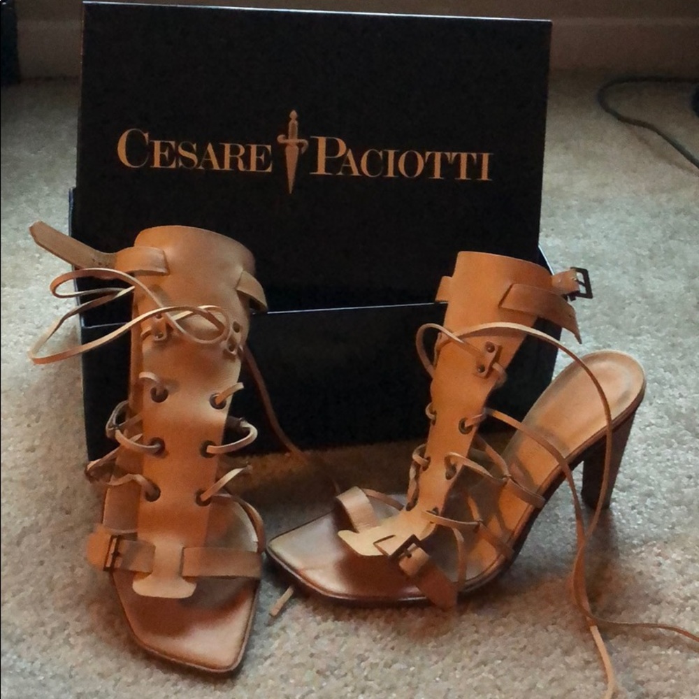 Cesare Paciotti Nude Sandals